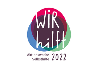 Logo der Wir hilft Aktionswoche Selbsthilfe 2022